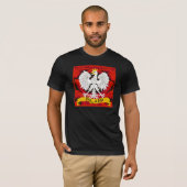 T-shirt La Pologne a stylisé Eagle (Devant entier)