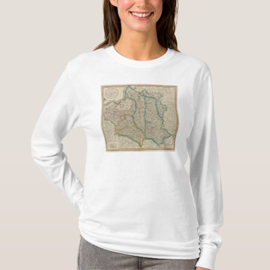 T-shirt La Pologne, Lithuanie (Devant)