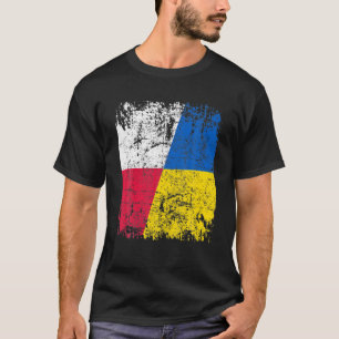T-shirt La Pologne Reste Avec L'Ukraine Polonaise Ukraine 