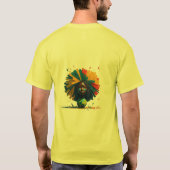 T-shirt La Pom-pom girl de la Terre (Dos)