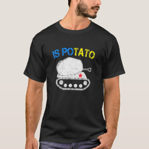T-shirt La pomme De Terre Est-Elle Drôle Ukraine Plaisante