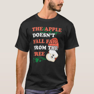 T-shirt La pomme ne tombe pas loin de l'arbre Apple Pic