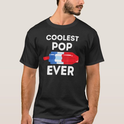 T-shirt La Pop la plus froide jamais Popsicle Bombe 4 juil (Devant)