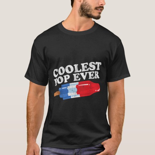 T-shirt La Pop la plus froide jamais Popsicle Funny Retro (Devant)