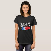 T-shirt La Pop la plus froide jamais Popsicle Funny Retro (Devant entier)