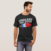 T-shirt La Pop la plus froide jamais Popsicle Funny Retro  (Devant entier)