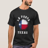 La Porte Texas TX Drapeau éclaboussé Voyage Vacanc
