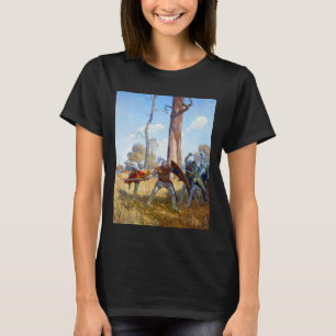 T-shirt La pose de sir Lamorak, vers 1922 par N.C. Wyeth