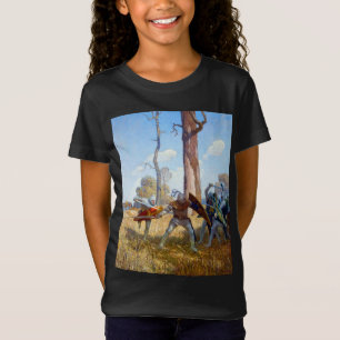 T-Shirt La pose de sir Lamorak, vers 1922 par N.C. Wyeth