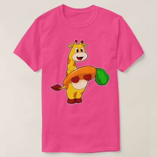 T-shirt La pourriture de la girafe (Design devant)