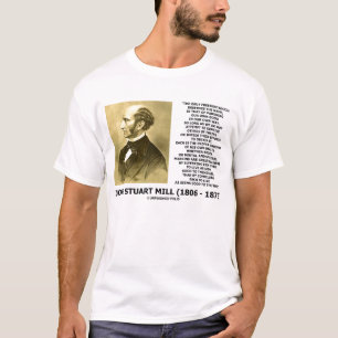 T-shirt La poursuite de liberté de John Stuart Mill