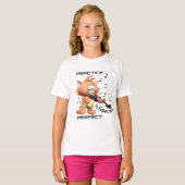 T-SHIRT LA PRATIQUE EST PARFAITE (Devant entier)