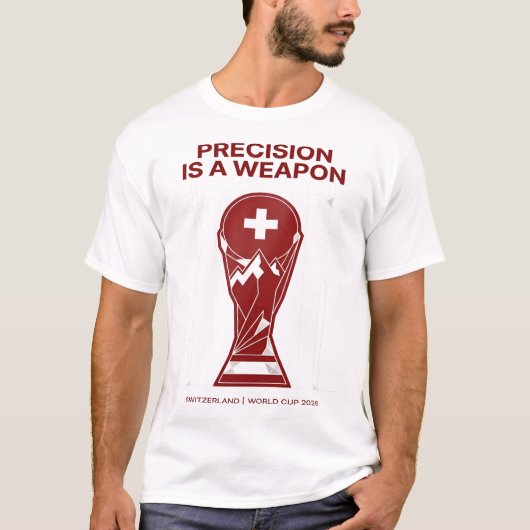 T-shirt La précision est une arme (Devant)