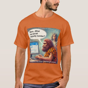 T-shirt La première connexion de Yarg : faire ses comptes