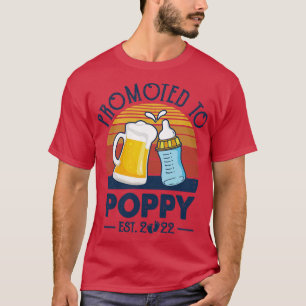 T-shirt La Première Fois Poppy Promu À Poppy 2022 Pères Da
