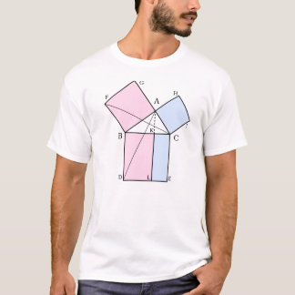T-shirt La preuve d'Euclid le le théorème pythagorien