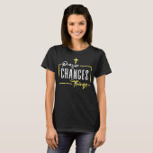 T-shirt La prière change les choses, la foi chrétienne (Devant entier)