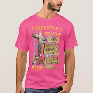T-shirt La Prière du charpentier Christian Présent Jésus V