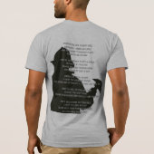 T-shirt La prière du sapeur-pompier (Dos)