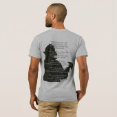 T-shirt La prière du sapeur-pompier (Dos entier)