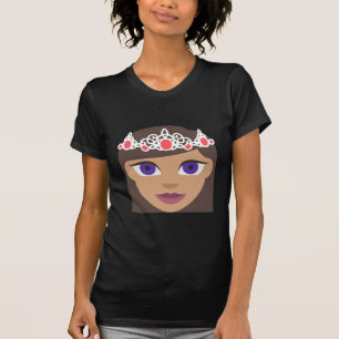 T-shirt La princesse américaine Emoji de familles royales