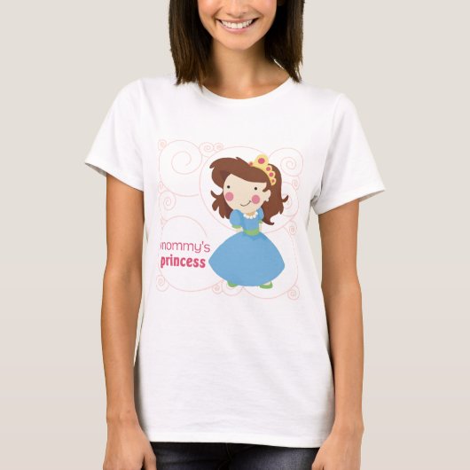 T-shirt La princesse de la maman (Devant)