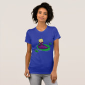 T-shirt La princesse et la datation de grenouille ? (Devant entier)
