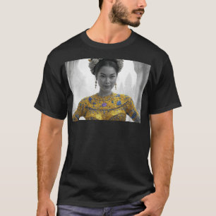 T-shirt La princesse khmère chez Angkor Wat/Rahu