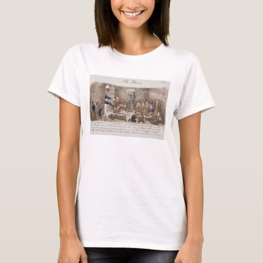 T-shirt La prison, 1858 (gravure colorée) (Devant)