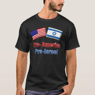 T-shirt La Pro-Amérique/Israël