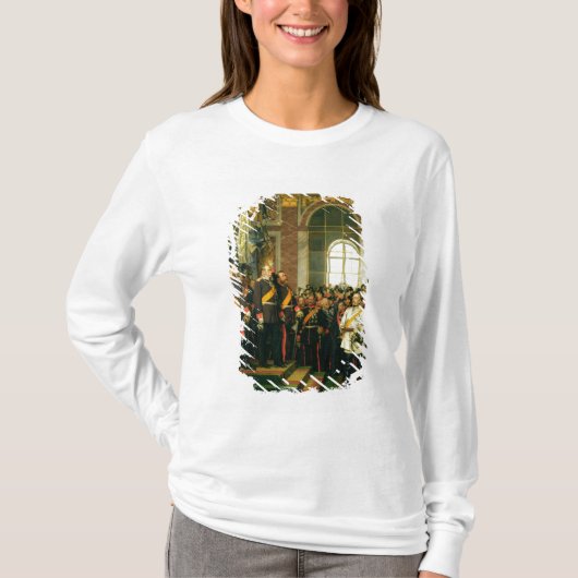 T-shirt La proclamation de Wilhelm comme Kaiser (Devant)