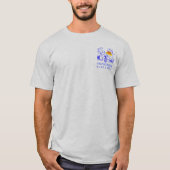 T-shirt La procrastination comme un pro (bleu) (Devant)