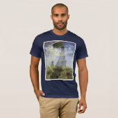 T-shirt La promenade, Madame avec un parasol (Devant entier)