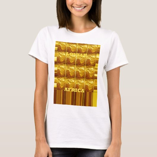 T-shirt La promesse d'or de l'Afrique (Devant)
