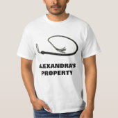 T-SHIRT LA PROPRIÉTÉ D'ALEXANDRA (Devant)
