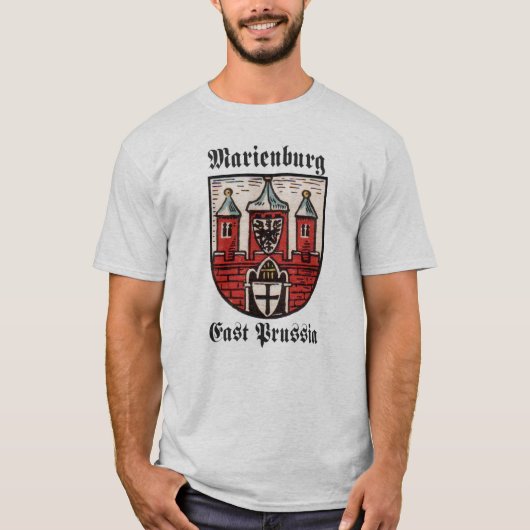 T-shirt La Prusse est de Marienburg (Devant)