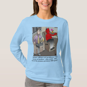 T-shirt La psychiatre du diable bleu des femmes