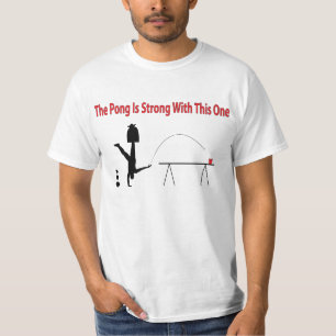 T-shirt La puanteur de bière est chemise forte en texte
