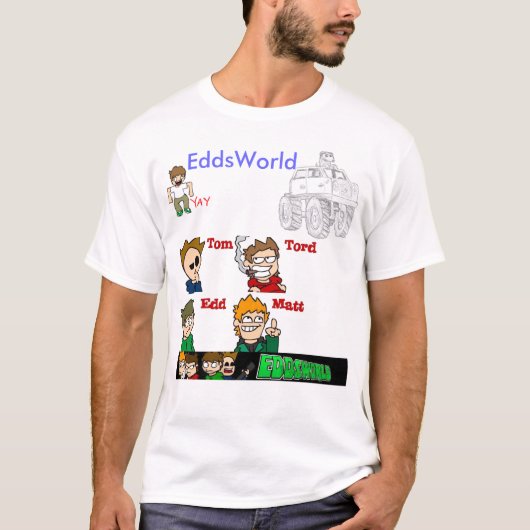 T-shirt La publicité d'EddsWorld ! (Devant)