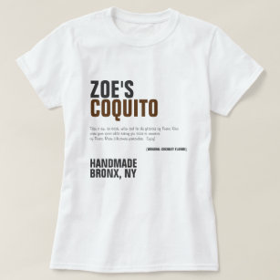 T-shirt La publicité moderne rustique de Coquito
