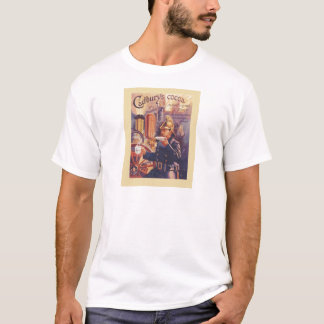 T-shirt La publicité vintage, le cacao de Cadbury, pompier