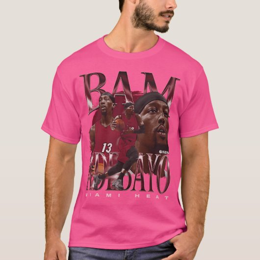 T-shirt La Puissance Classique De Bam Adebayo Miami (Devant)
