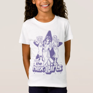 T-Shirt La puissance étoilée des filles hexagonales