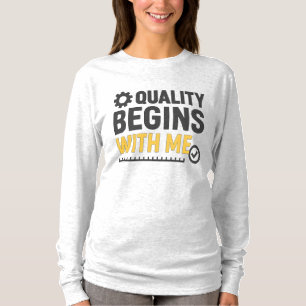 T-shirt La qualité d'une culture de travail positive comme