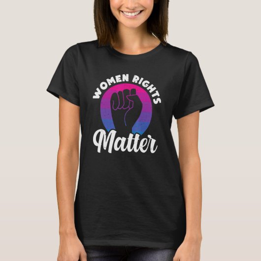 T-shirt La question des droits des femmes (Devant)