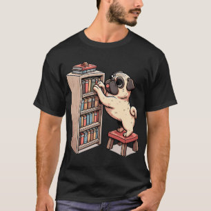T-shirt La quête littéraire de Pug !