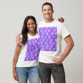 T-shirt La queue de sirène holographique, une texture de f (Unisexe)