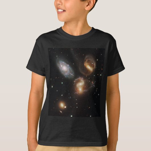 T-shirt La quintette de Stephan : Une épave galaxie galact (Devant)