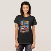T-shirt La Rage Me Consume Expression Féline Chats (Devant entier)