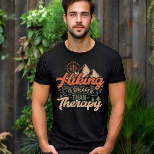 T-shirt : La randonnée est moins chère que la thér